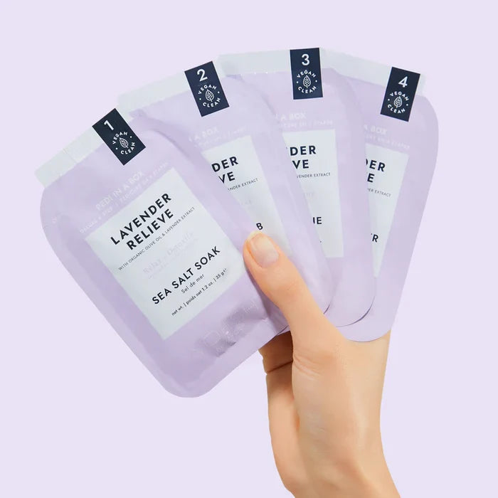 Voesh - Pedi in a Box 4 Steps Lavender Relieve (box/50pcs)