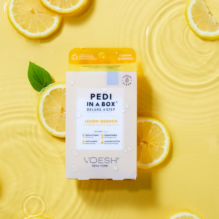 Voesh - Pedi in a Box 4 Steps Lemon Quench (box/50pcs)