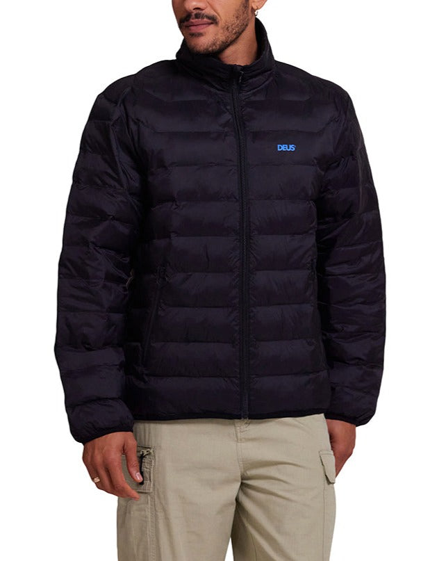 Voyage Padded Jacket - Black, view 1|Model