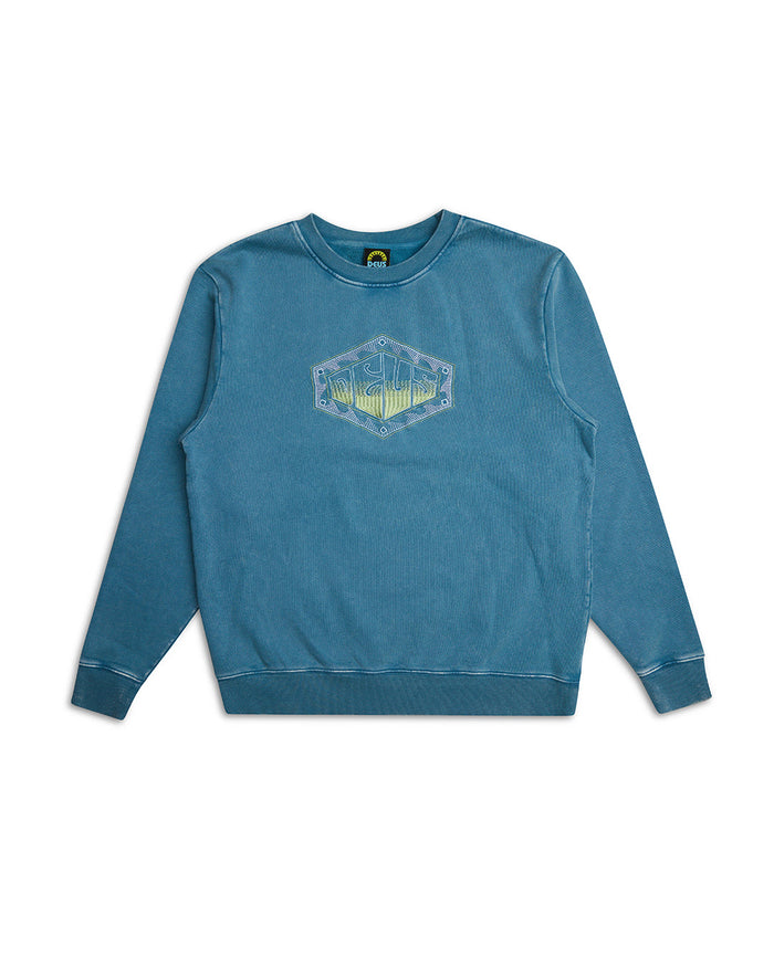 Wavepool Acid Crew - Maui Blue, view 2|Flatlay
