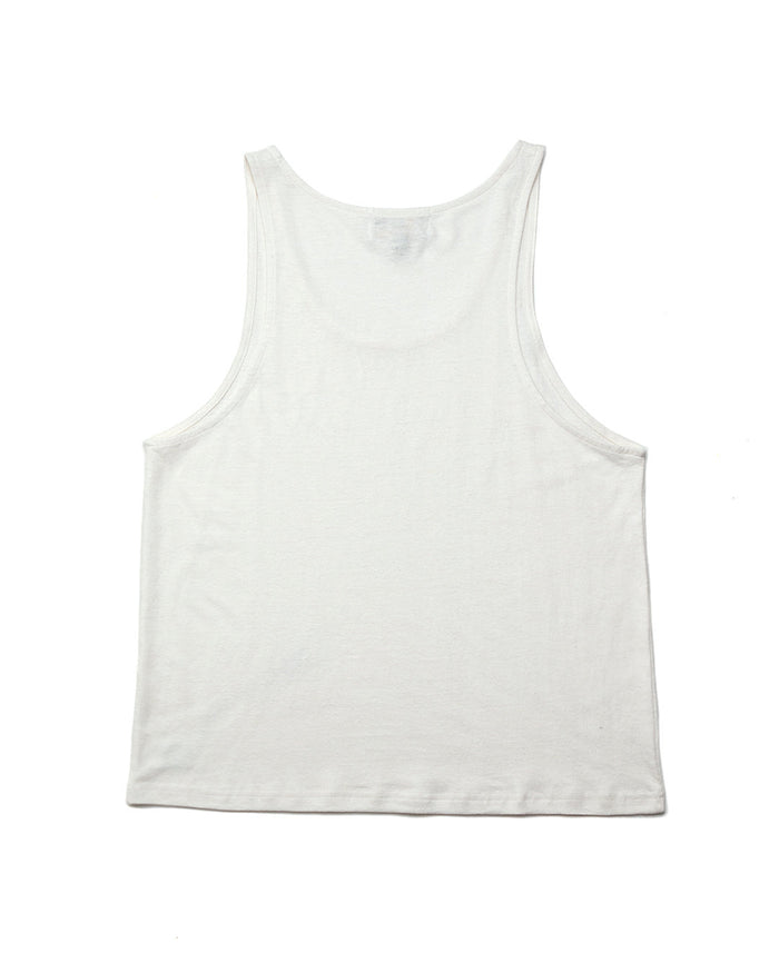 Waverley Tank (Oversized Fit) - Dirty White, view 5|Flatlay