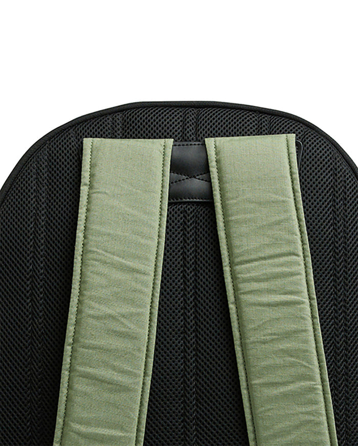Wayfarer Cordura Backpack - Oil Green, view 3|Flatlay