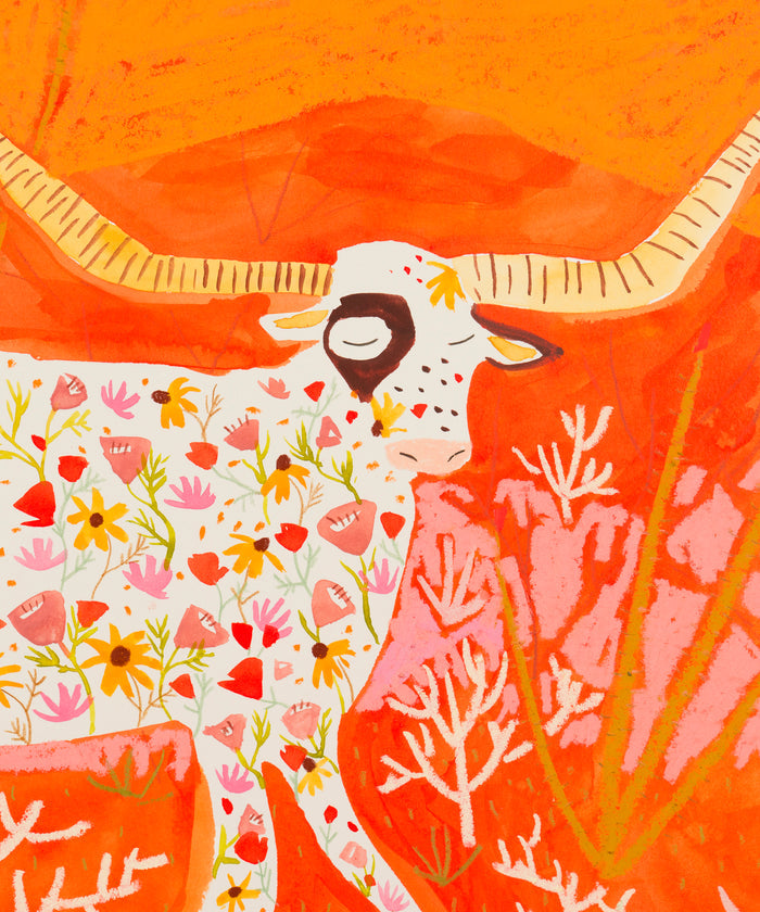Wildflower Longhorn by Melissa Lakey