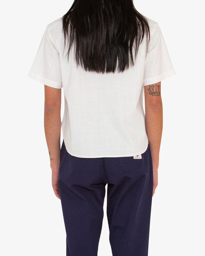 Work Shirt - Natural Chambray, view 2|Model