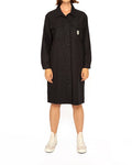 Workwear Dress (Relaxed Fit) - Black, view 1|Model