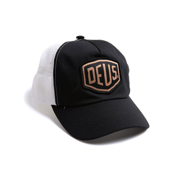 Woven Shield Trucker - Black, view 1