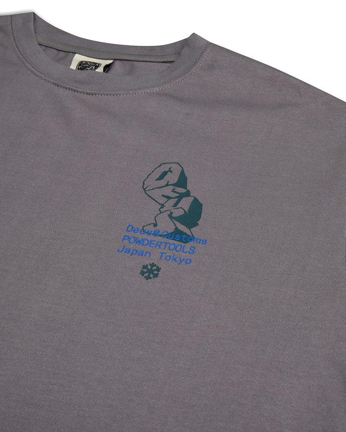 Yama Long Sleeve Tee - Lead Grey, view 7
