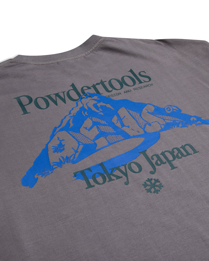Yama Long Sleeve Tee - Lead Grey, view 8