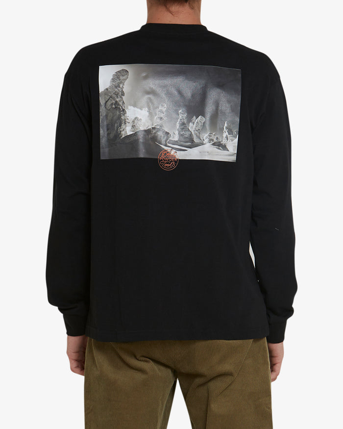 Zao Long Sleeve Tee - Black, view 2|Model