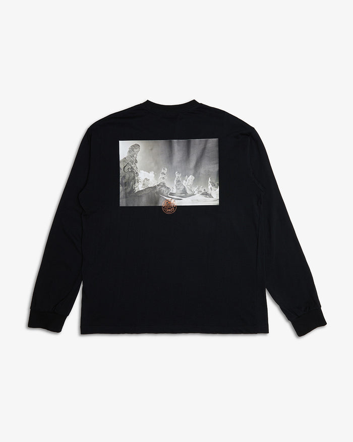 Zao Long Sleeve Tee - Black, view 5|Flatlay