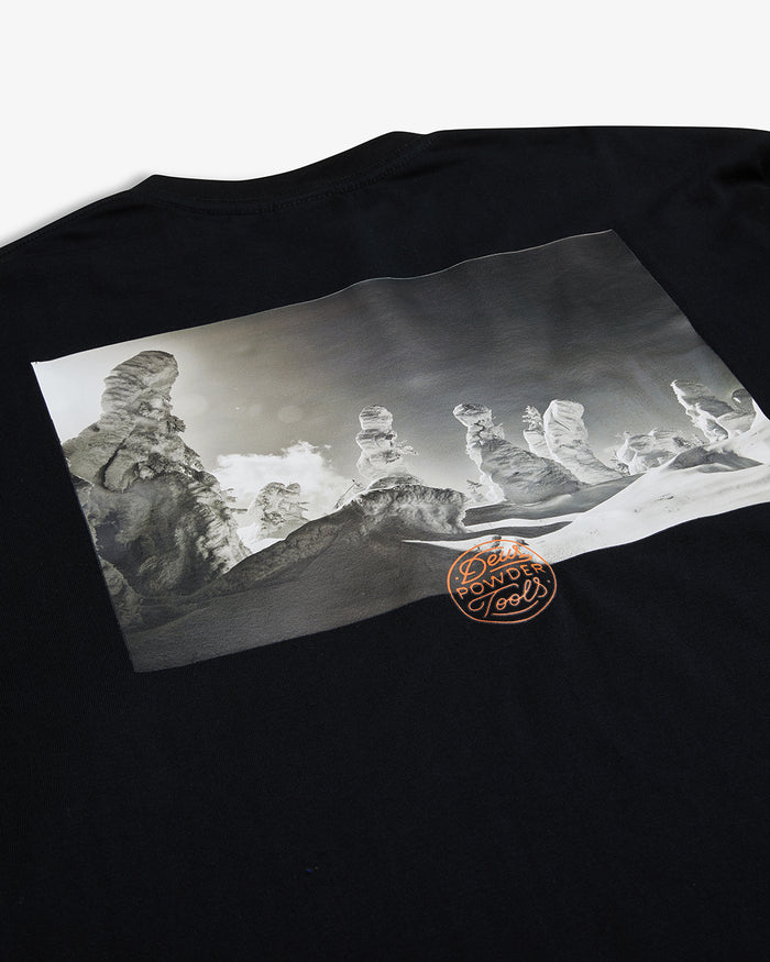 Zao Long Sleeve Tee - Black, view 7|Flatlay