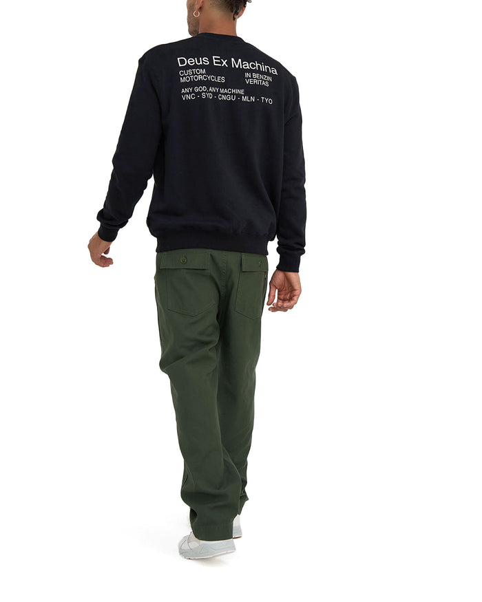 Zoning Cordura Crew - Black, view 2|Model