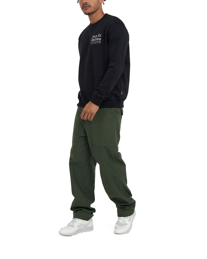 Zoning Cordura Crew - Black, view 3|Model