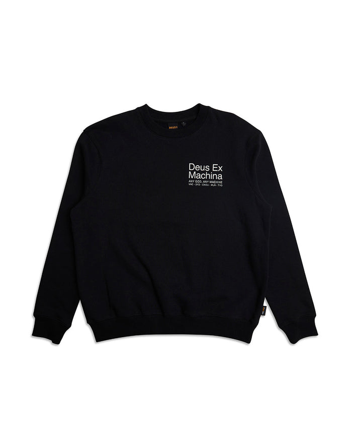 Zoning Cordura Crew - Black, view 5|Flatlay