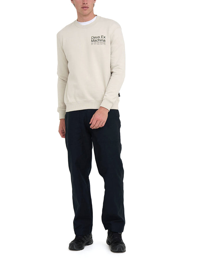 Zoning Cordura Crew - Dirty White, view 4|Model